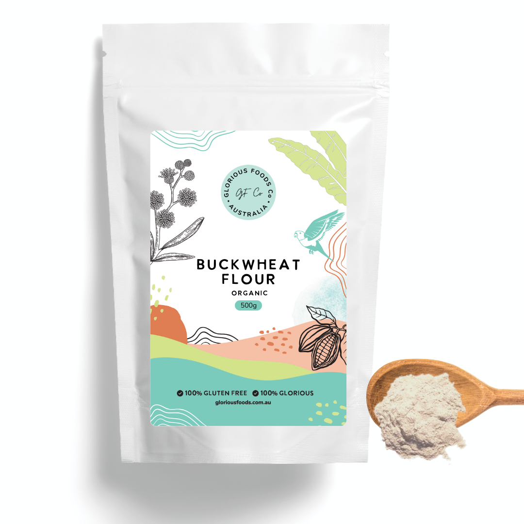 Glorious Organic Buckwheat Flour is a nutritious and gluten-free alternative to traditional flours. From the Rhubarb family buckwheat is a pseudo-grain that in spiteBuckwheat Flour OrganicGlorious Foods Co