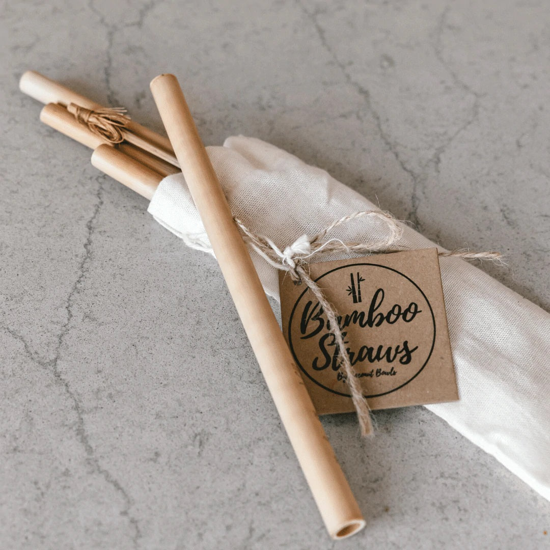 Sip gloriously, with these stunning sustainably sourced wooden bamboo straws. Carry them with you, and enjoy conscious consumption with your friends! No soggy paper Bamboo Straws - Set of 4Glorious Foods Co